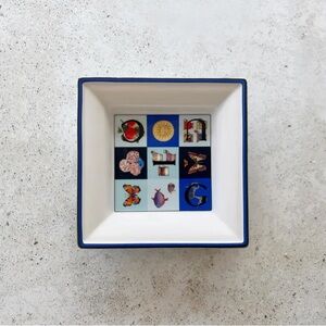 Vintage GUCCI Porcelain Home Decor Dish Tray Plate